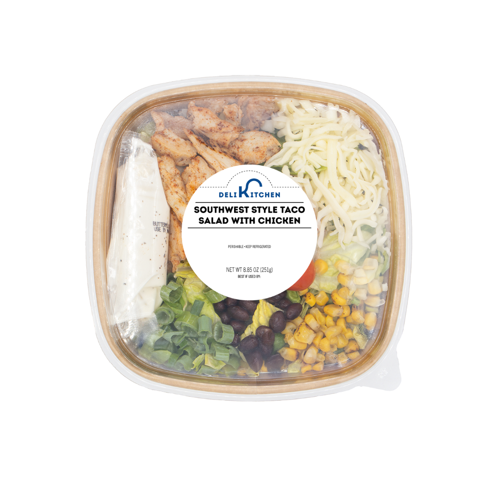 slide 1 of 1, Deli Kitchen Southwest Style Taco Salad With Chicken, 8.85 oz