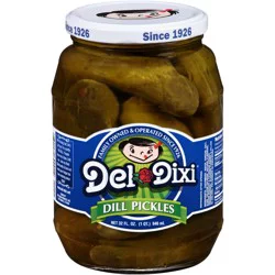 Del-Dixi Whole Dill Pickles 32 oz