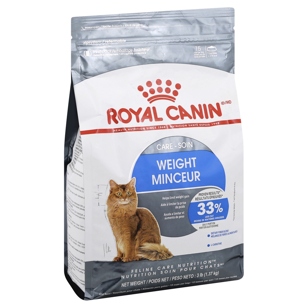 slide 5 of 12, Royal Canin Weight Care Cat, 96 oz