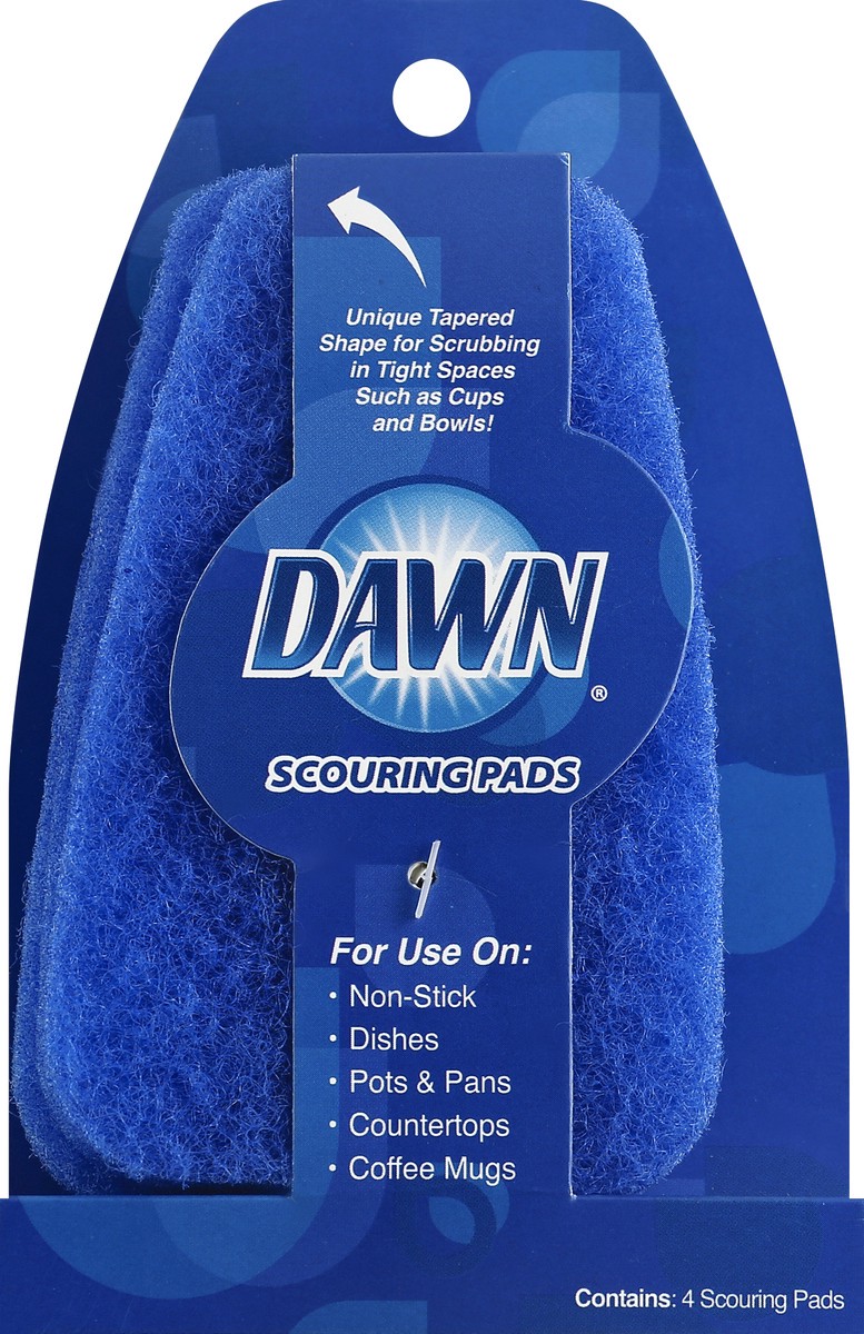 slide 2 of 2, Dawn Scouring Pads 4 ea, 4 ct