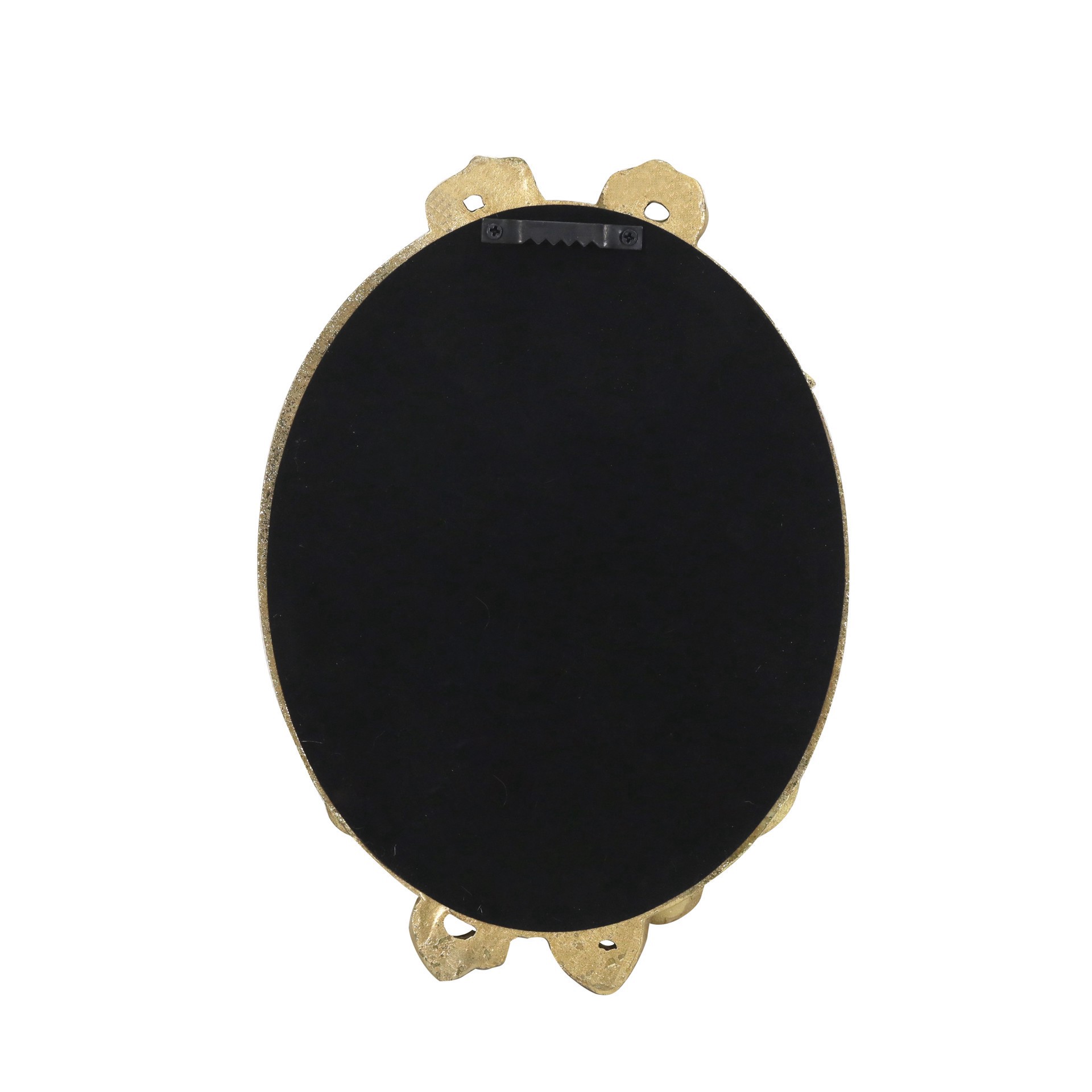slide 2 of 2, 8.25" Gold Oval Mirror With Bows Wall Decor By Ashland, 8.25 in
