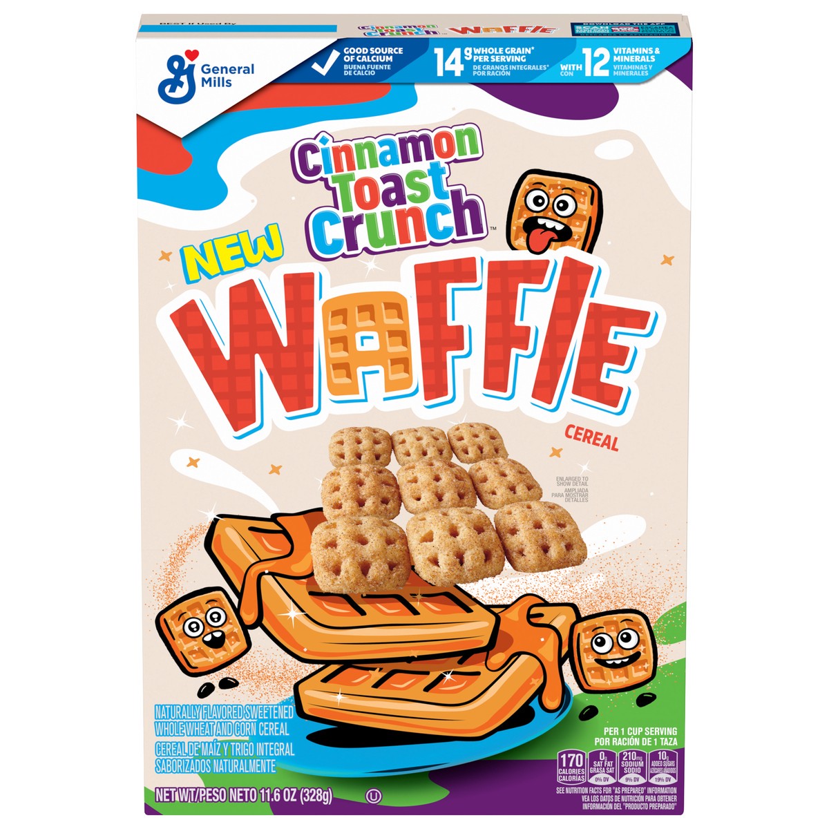 slide 10 of 13, Cinnamon Toast Crunch Waffle Cereal, 11.6 oz, 11.6 oz