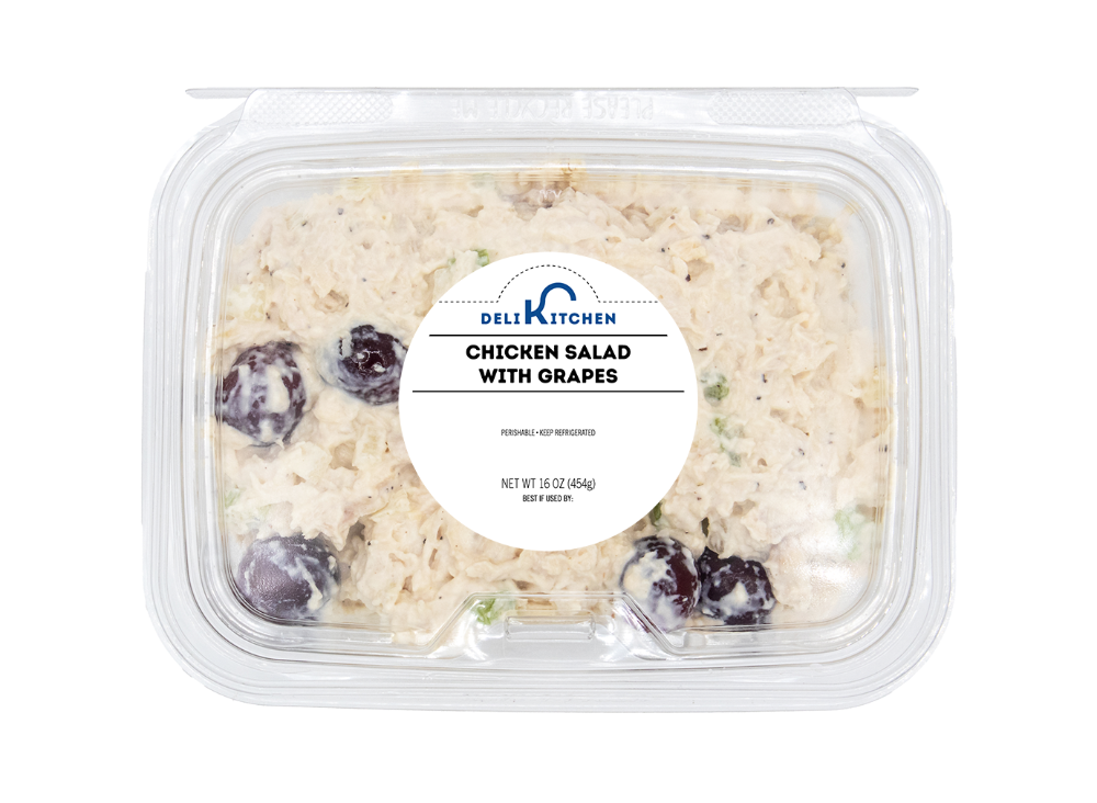 slide 1 of 1, Deli Kitchen Chicken Salad With Grapes, 16 oz