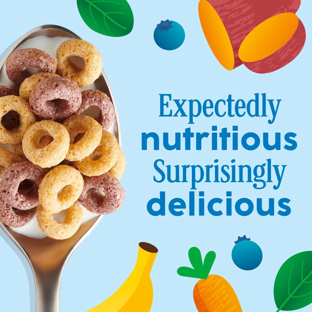 slide 2 of 6, Cheerios Blends Blueberry Banana Cereal 10.6 Ounces, 10.6 oz