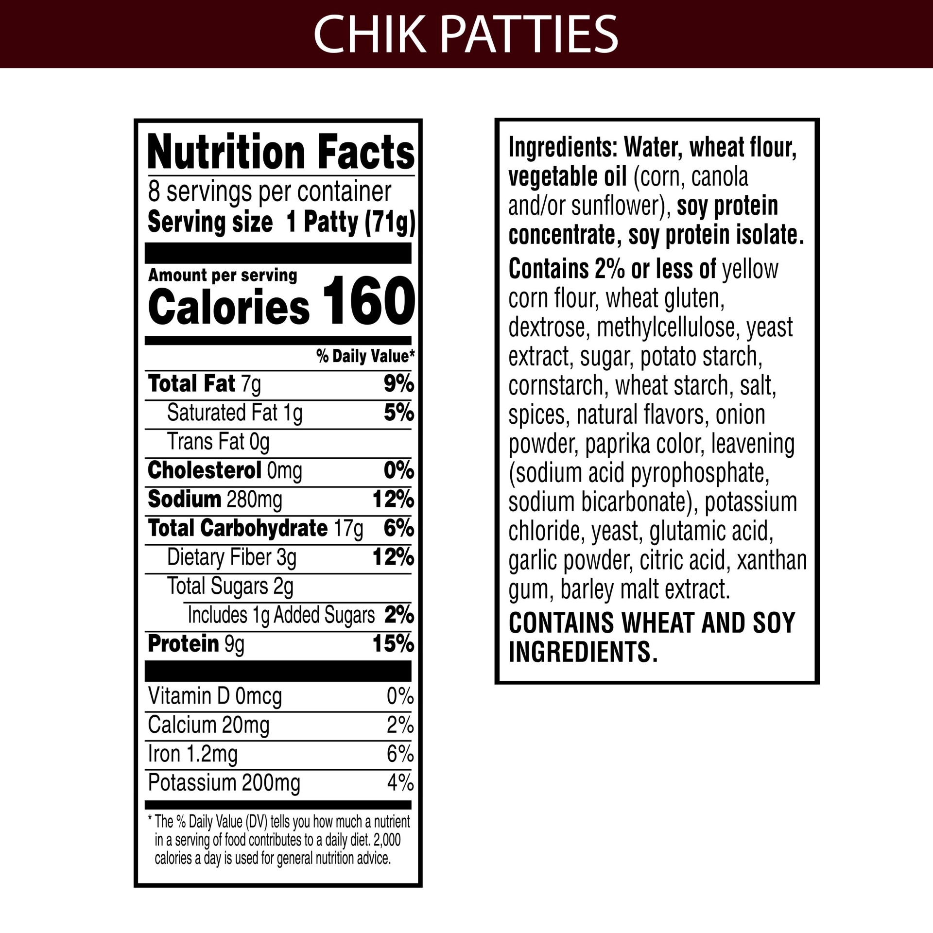 slide 3 of 4, MorningStar Farms Meatless Chicken Patties, Plant Based Protein Vegan Meat, Original, 20 oz