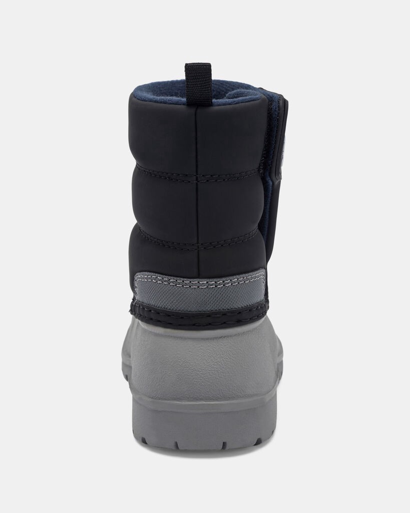 slide 3 of 6, Carter's Toddler Boy Snow Boots - Grey Grey 8, 1 ct