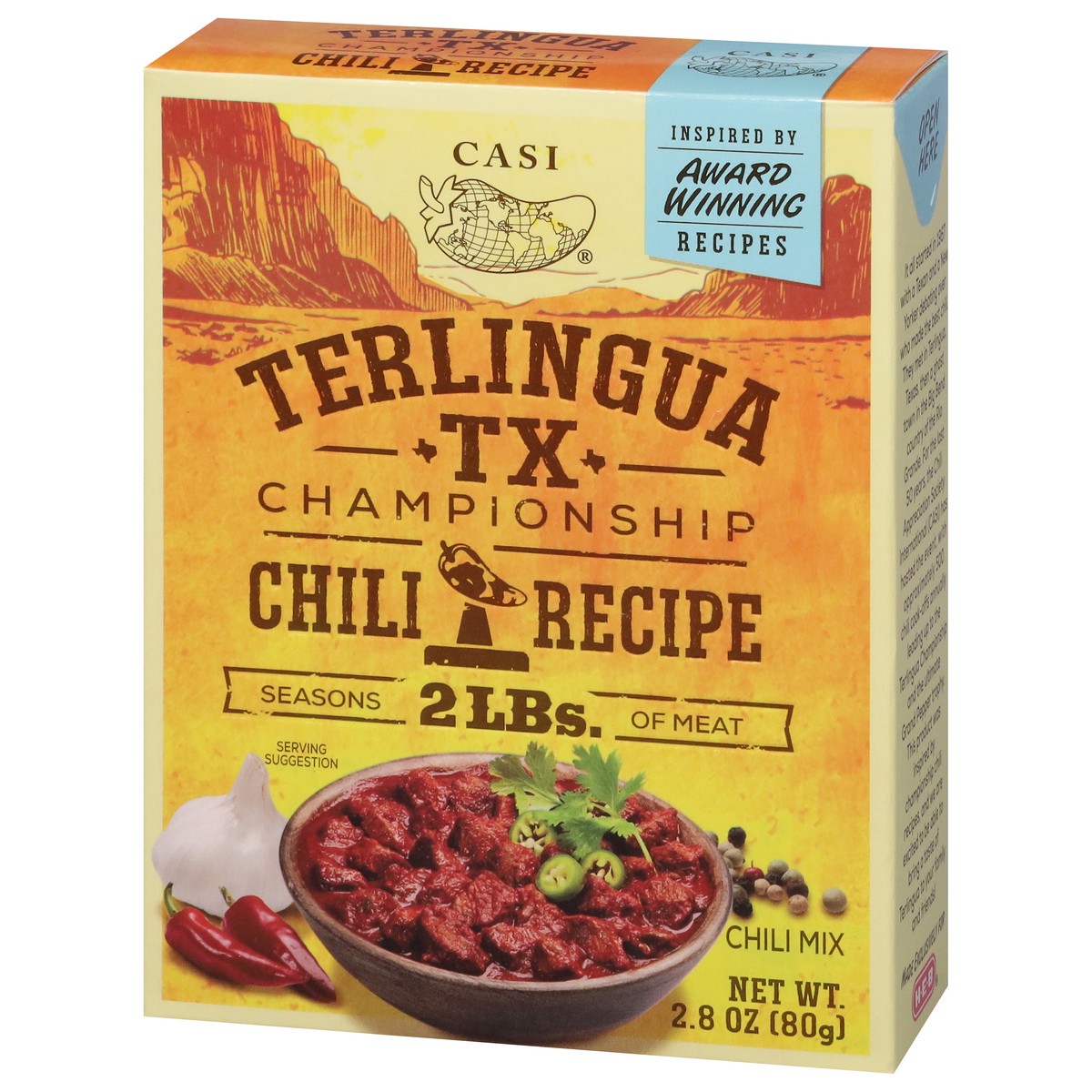 slide 2 of 12, Casi Terlingua Chili Mix 2.8 oz, 2.8 oz