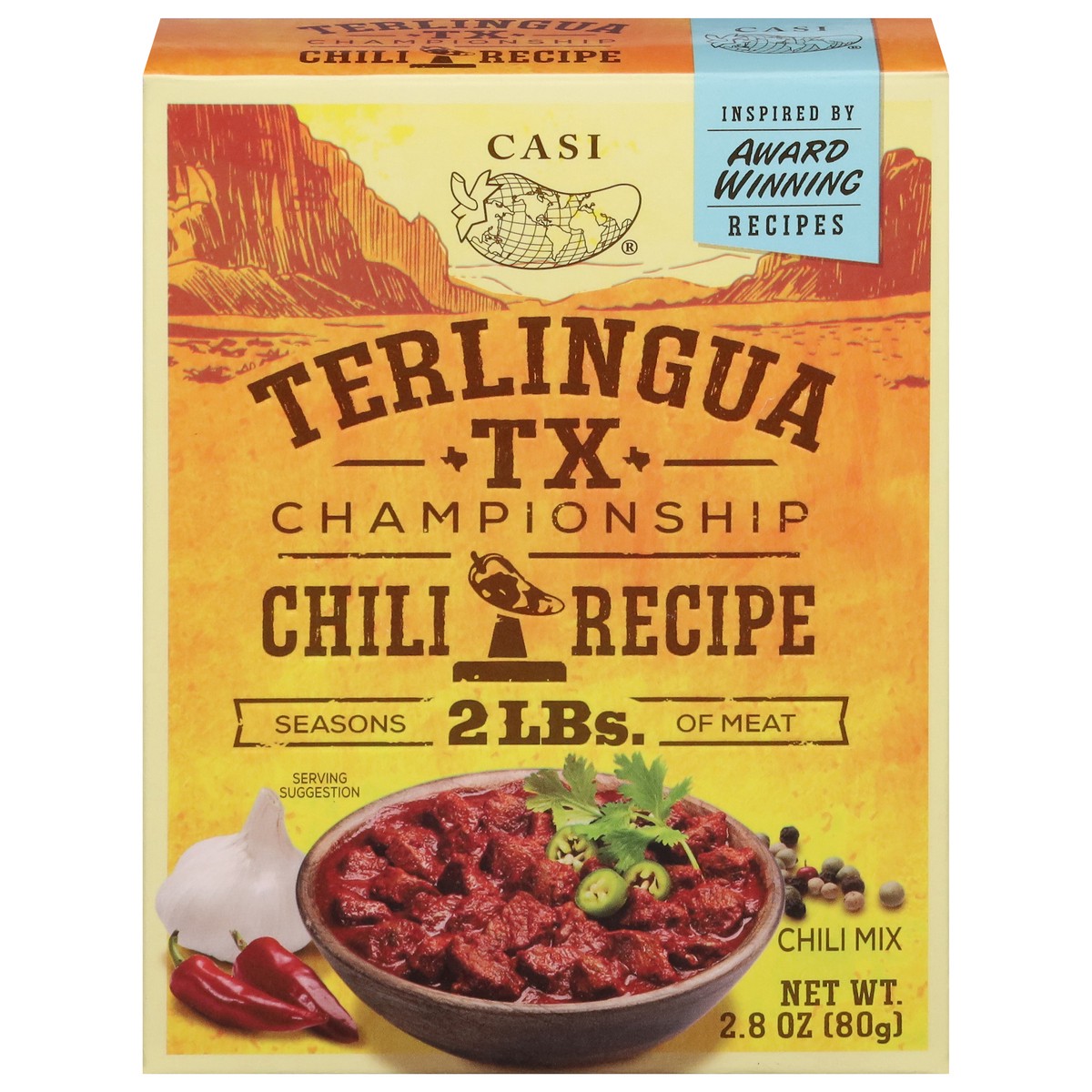 slide 1 of 12, Casi Terlingua Chili Mix 2.8 oz, 2.8 oz