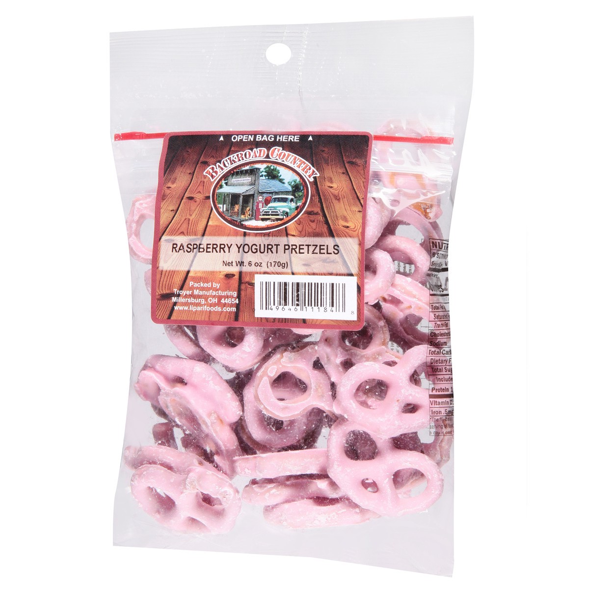 slide 3 of 9, Backroad Country Raspberry Yogurt Pretzels 6 oz, 6 oz