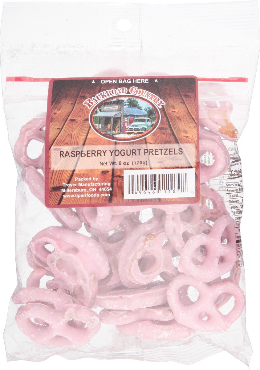 slide 5 of 9, Backroad Country Raspberry Yogurt Pretzels 6 oz, 6 oz