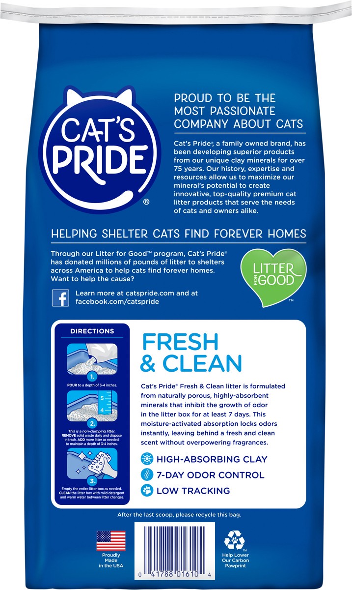 slide 6 of 8, Cat's Pride Premium Cat Litter Fresh & Clean 10 Lb Bag, 10 lb