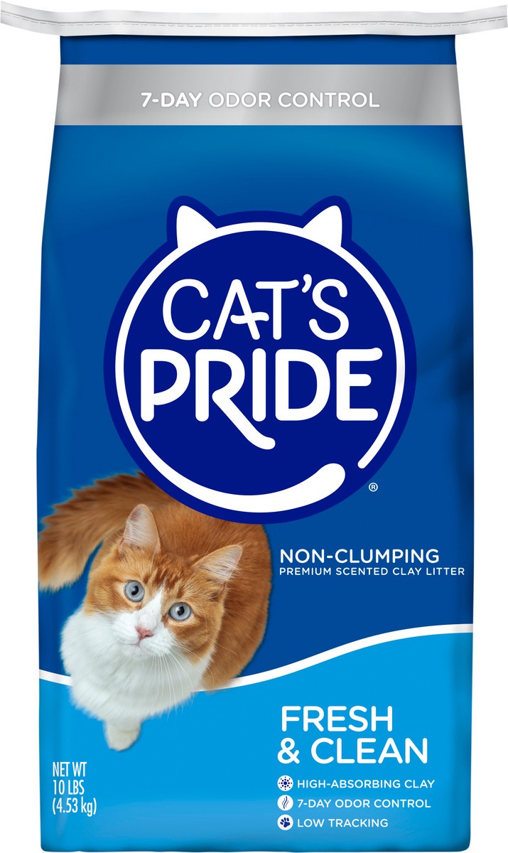 slide 7 of 8, Cat's Pride Premium Cat Litter Fresh & Clean 10 Lb Bag, 10 lb