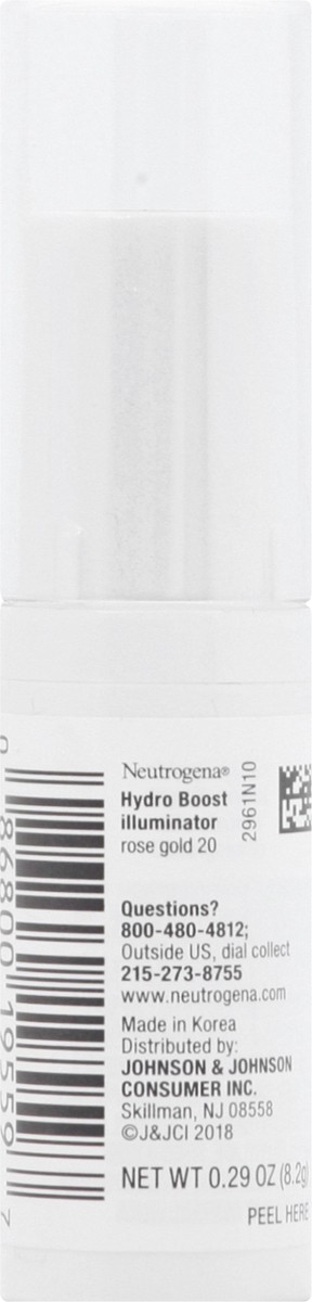 slide 3 of 9, Neutrogena Hydro Boost Illuminator Makeup Stick, Rose Gold, 0.29 oz, 0.32 oz