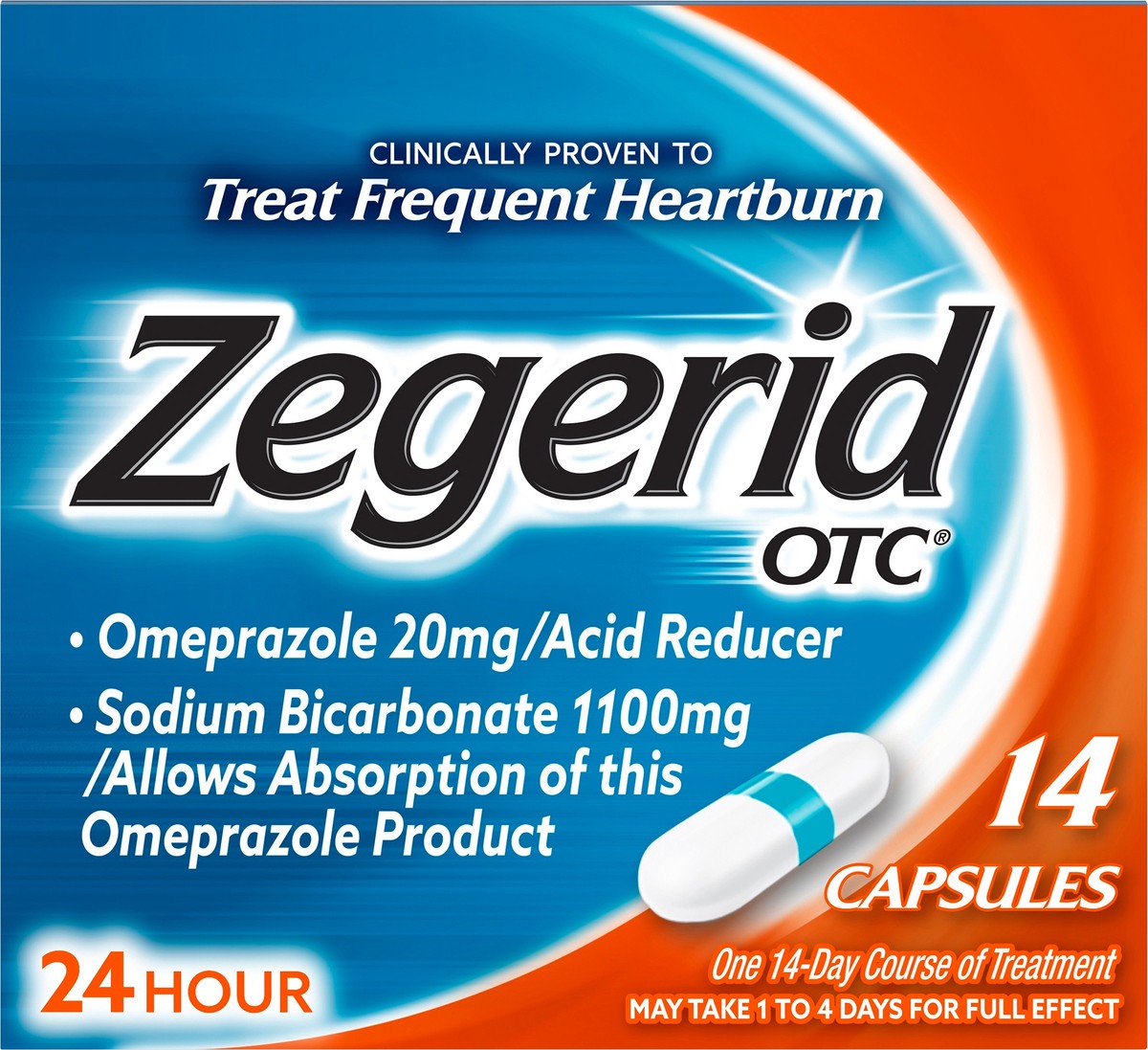 slide 5 of 8, Zegerid OTC 14 CT, 14 ct