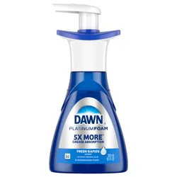 Dawn Direct Foam Dish Soap, Dishwashing Liquid, Grease Removal, Fresh Rain, 10.1oz