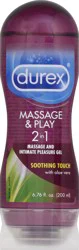 Durex Soothing Touch Massage And Play 2-in-1 Massage Gel And Personal Lubricant