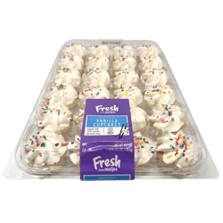 FRESH FROM MEIJER FFM 24ct WHITE ICED VANILLA CUPCAKES