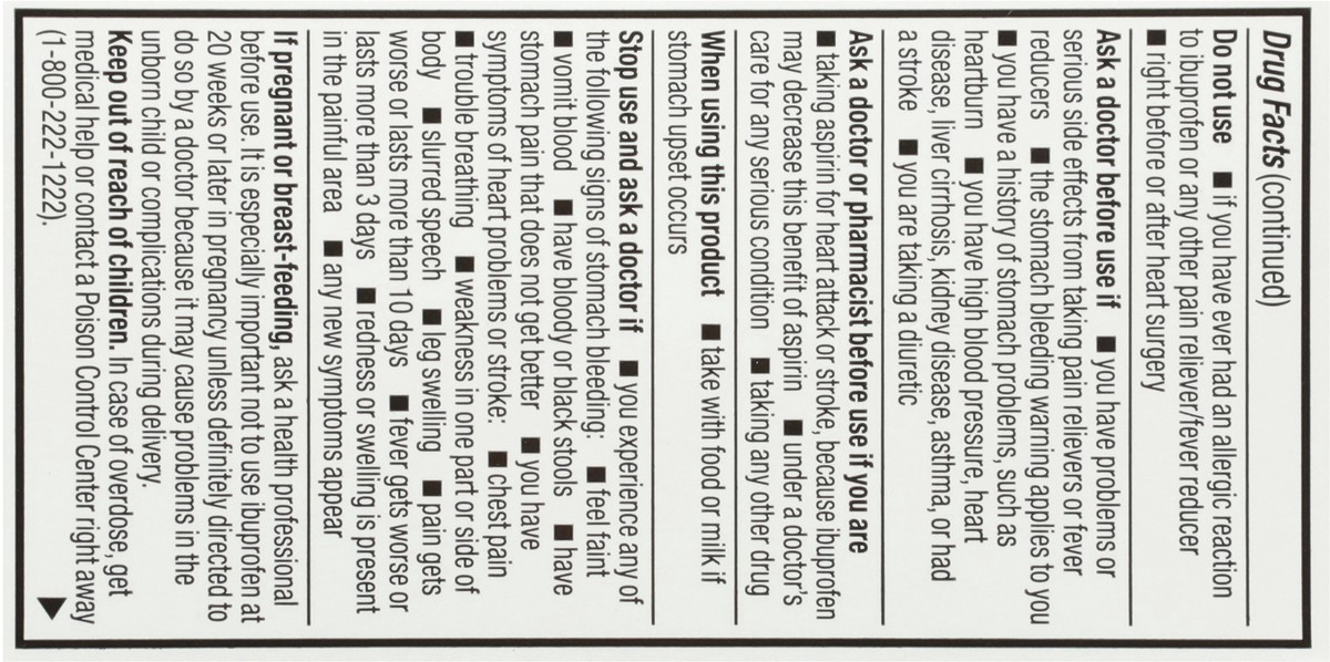 slide 12 of 15, Topcare Med Ibuprofen Caps, 100 ct