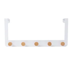 Kolorae Over The Door Hook White & Wood