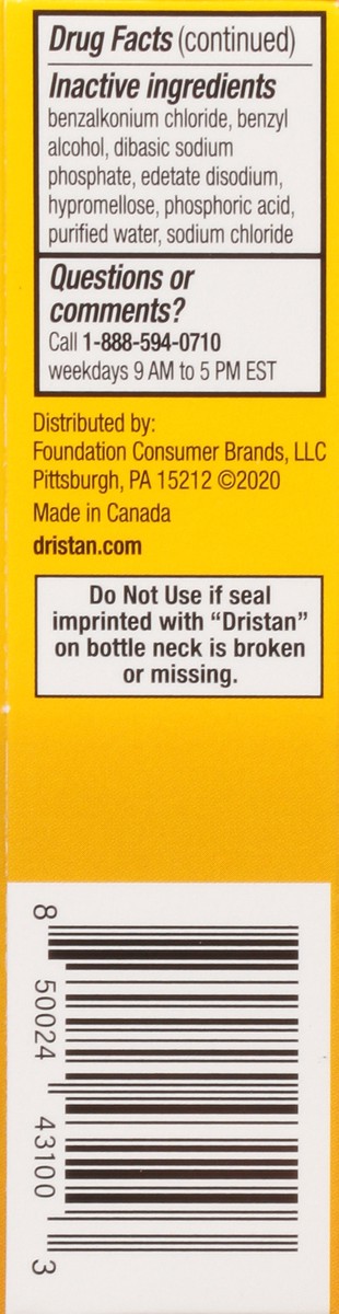 slide 3 of 9, Dristan Nasal Spray, 0.5 fl oz