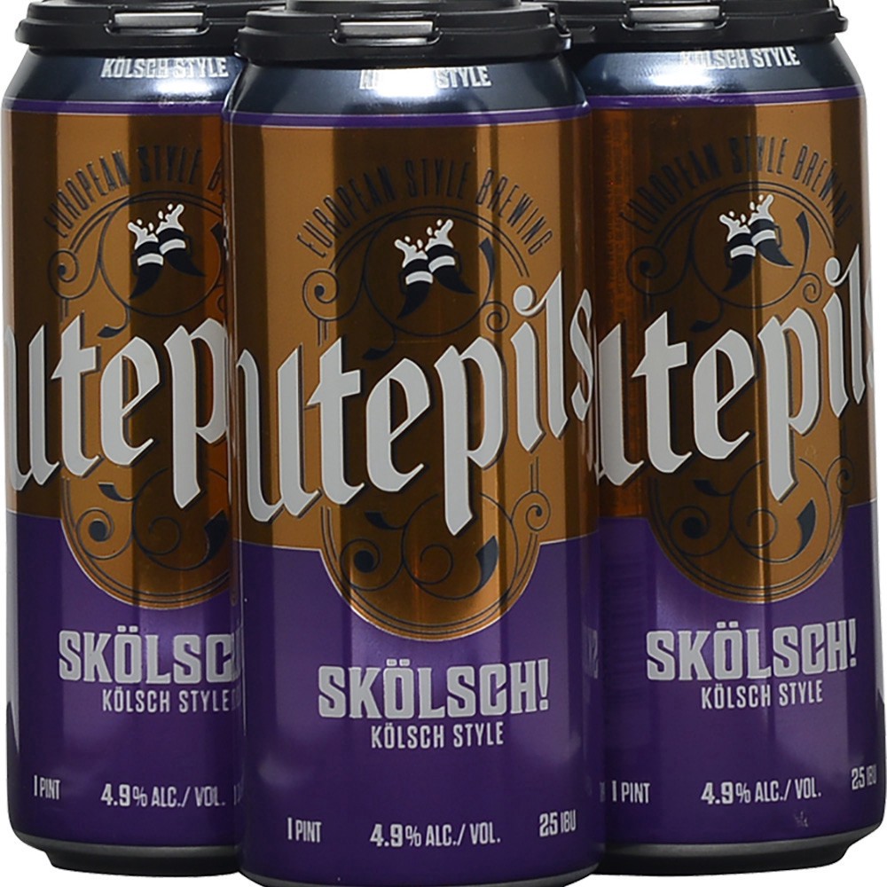 slide 1 of 1, Utepils Kolsch - 4 ct; 16 oz, 