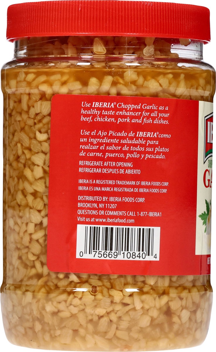 slide 13 of 13, Iberia Chopped Garlic In Water, 32 oz