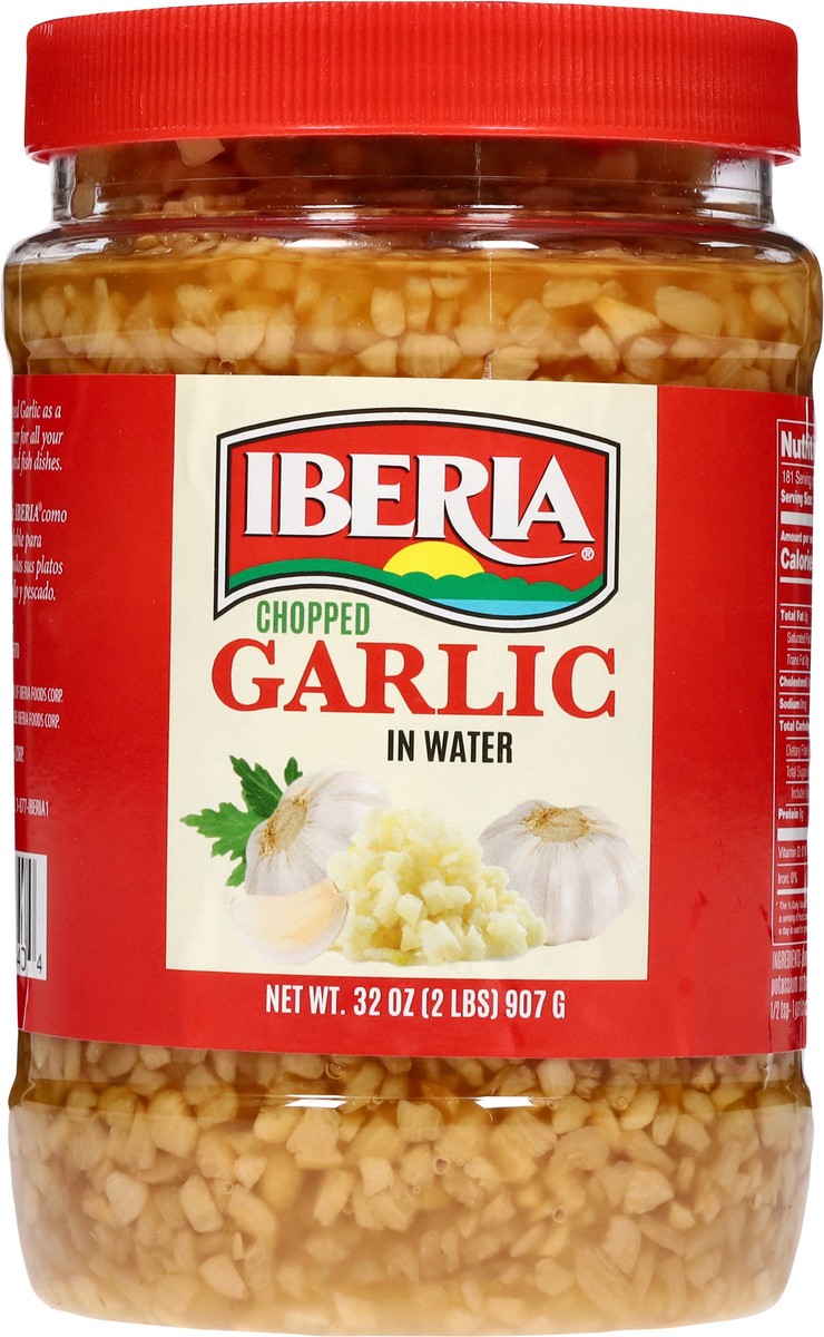 slide 7 of 13, Iberia Chopped Garlic In Water, 32 oz