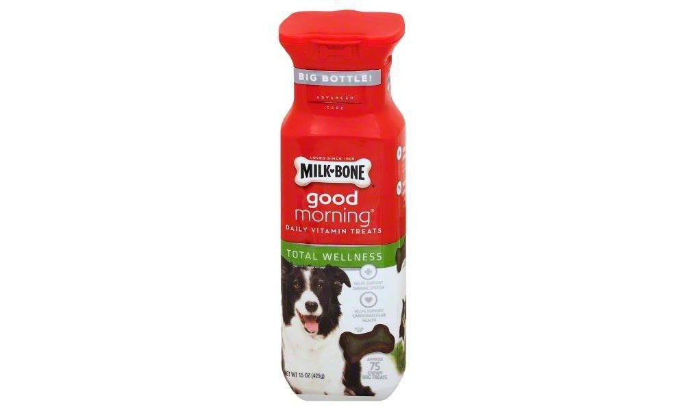 MilkBone Good Mornings Total Wellness Daily Vitamin Dog Treat 15 oz Shipt