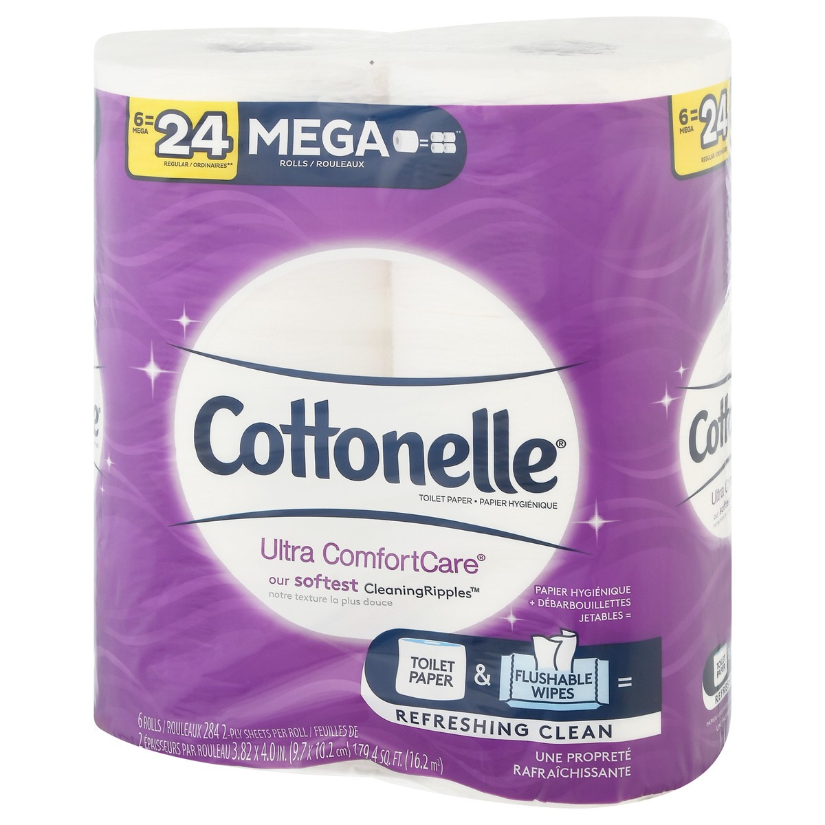 slide 10 of 11, Cottonelle Mega Roll Bath Tissue 6Pk, 6 ct