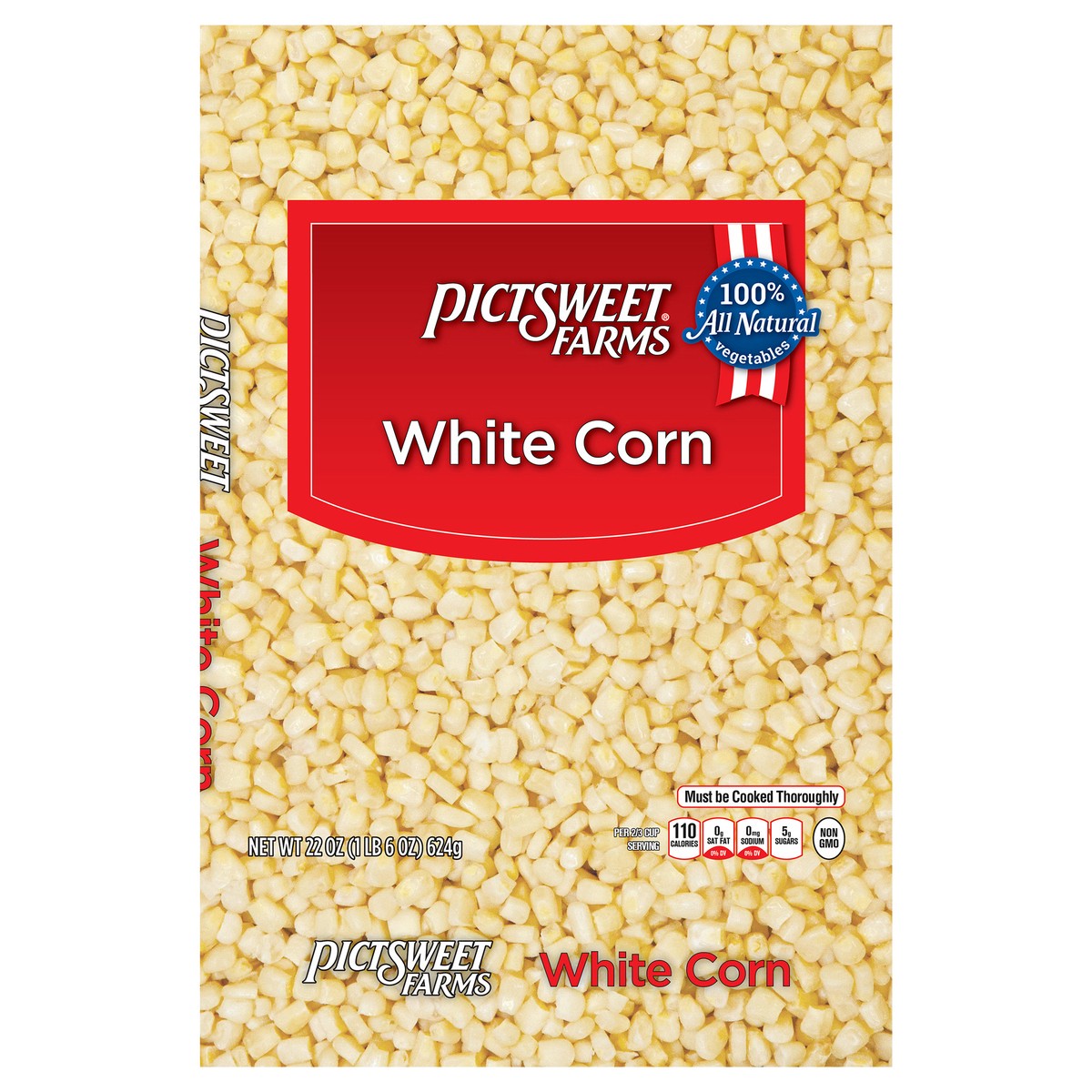 slide 6 of 7, PictSweet White Corn, 22 oz