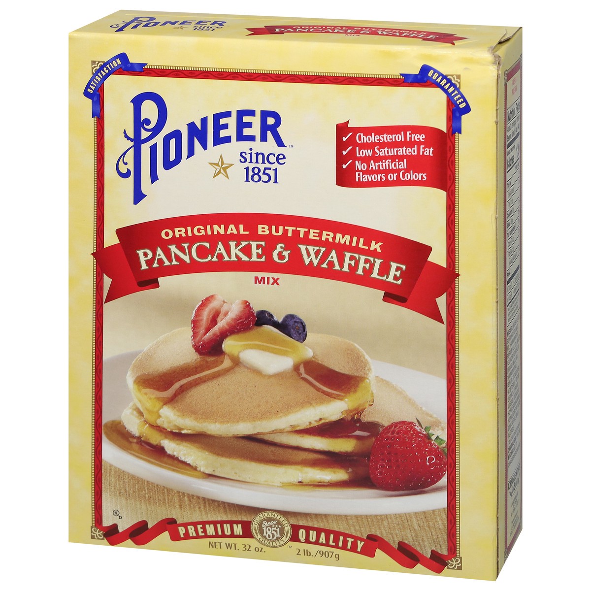 slide 8 of 11, Pioneer Original Buttermilk Pancake & Waffle Mix 32 oz, 32 oz