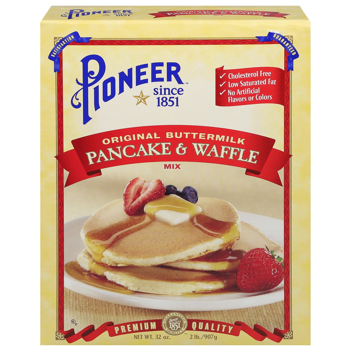 slide 1 of 11, Pioneer Original Buttermilk Pancake & Waffle Mix 32 oz, 32 oz