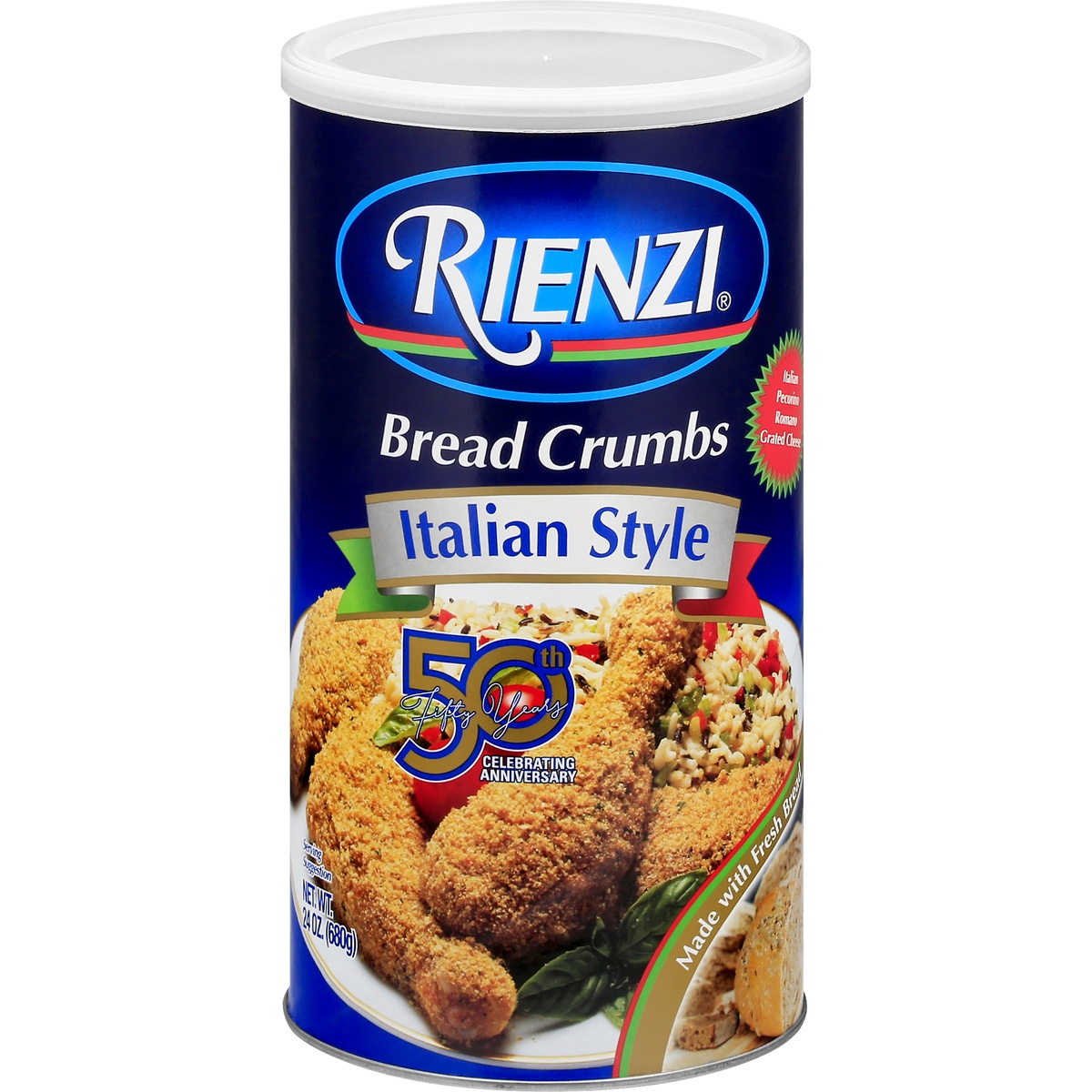 slide 1 of 11, Rienzi Bread Crumbs Italian, 24 oz