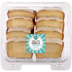 Bakery Fresh Goodness Vanilla Iced Sliced Vanilla Loaf Cake