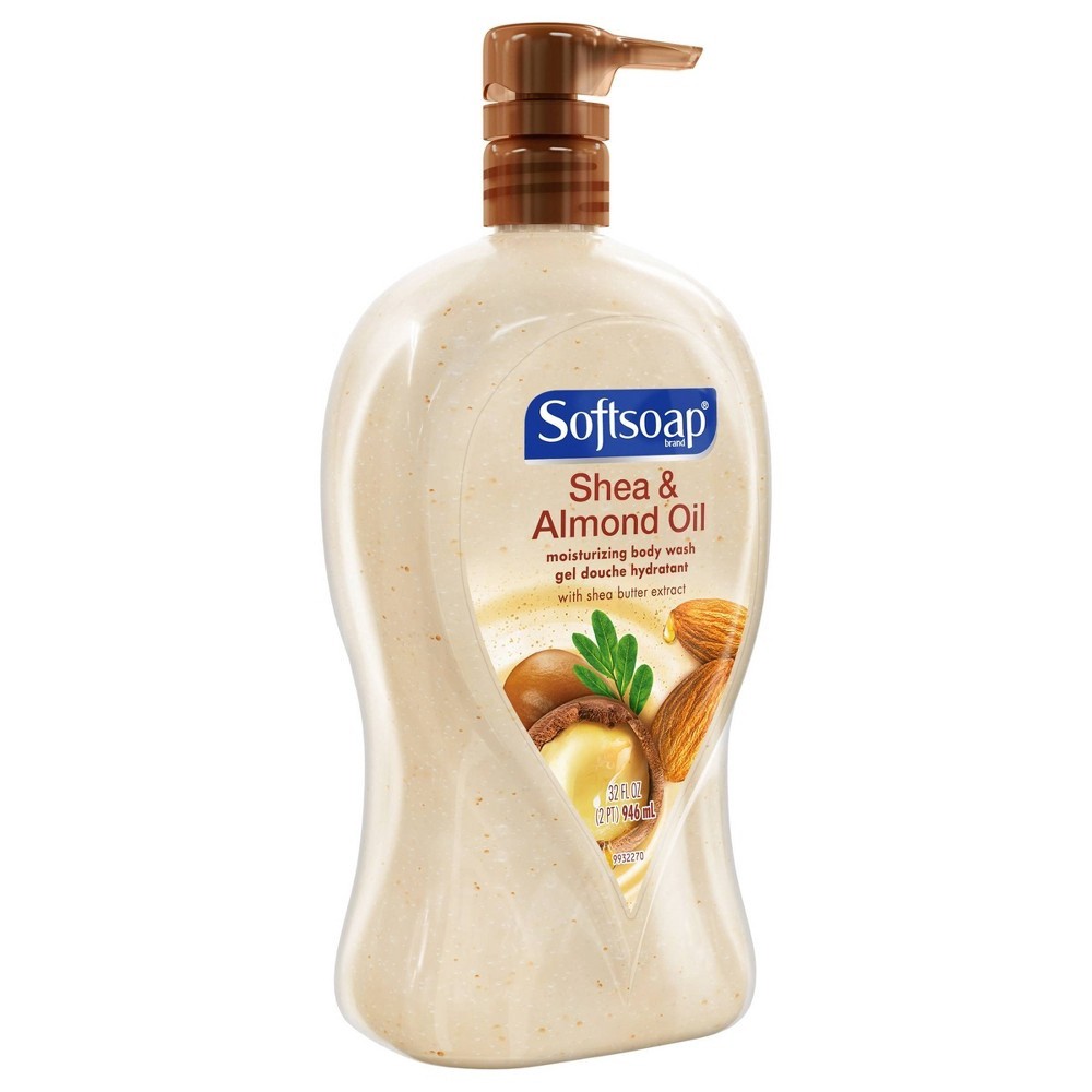 slide 3 of 3, Softsoap Moisturizing Body Wash Pump - Shea & Almond Oil, 32 fl oz