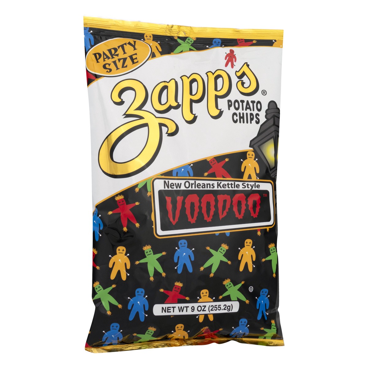 slide 2 of 9, Zapp's Party Size New Orleans Kettle Style Voodoo Potato Chips 9.0 oz, 9 oz