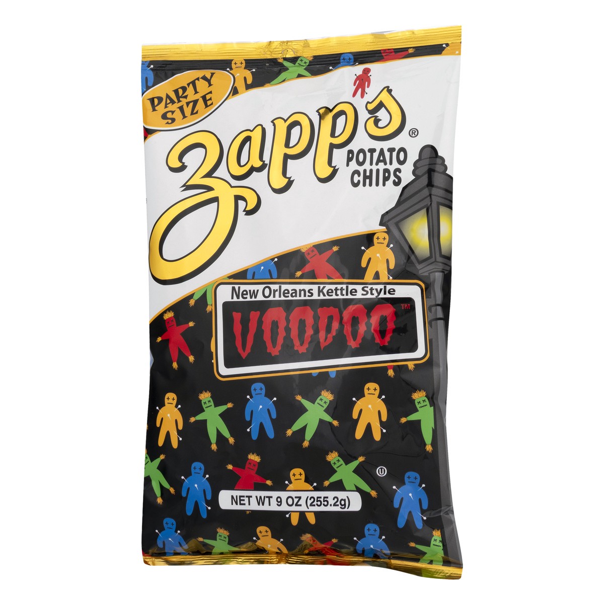 slide 3 of 9, Zapp's Party Size New Orleans Kettle Style Voodoo Potato Chips 9.0 oz, 9 oz