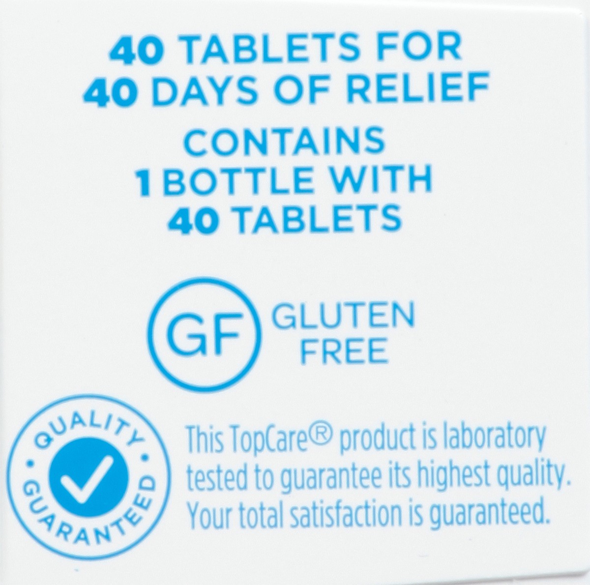 slide 5 of 9, TopCare Health 10 mg Original Prescription Relied Non-Drowsy Allergy Relief 40 Tablets, 40 ct