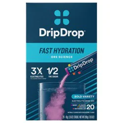 DripDrop Bold Variety Electrolyte Drink Mix 20 - 10 g Sticks