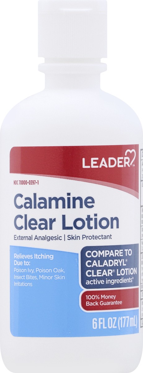 slide 3 of 9, Leader Calamine Clear Lotion 6 oz, 6 oz