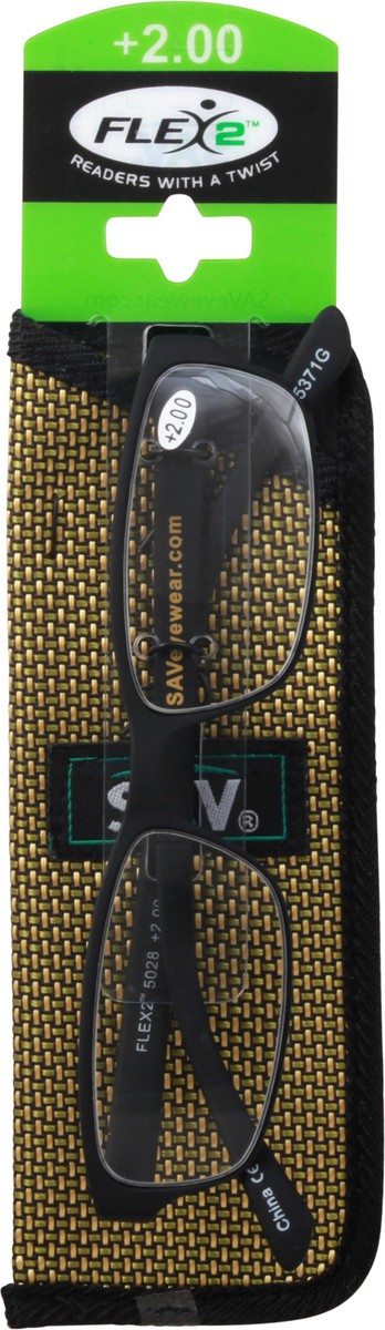 slide 4 of 11, Flex 2 +2.00 Eyeglasses 1 ea Card, 1 ct