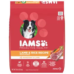 Proactive Health Adult 1+ Minichunks Super Premium Lamb & Rice Recipe Dog Food 30 lb