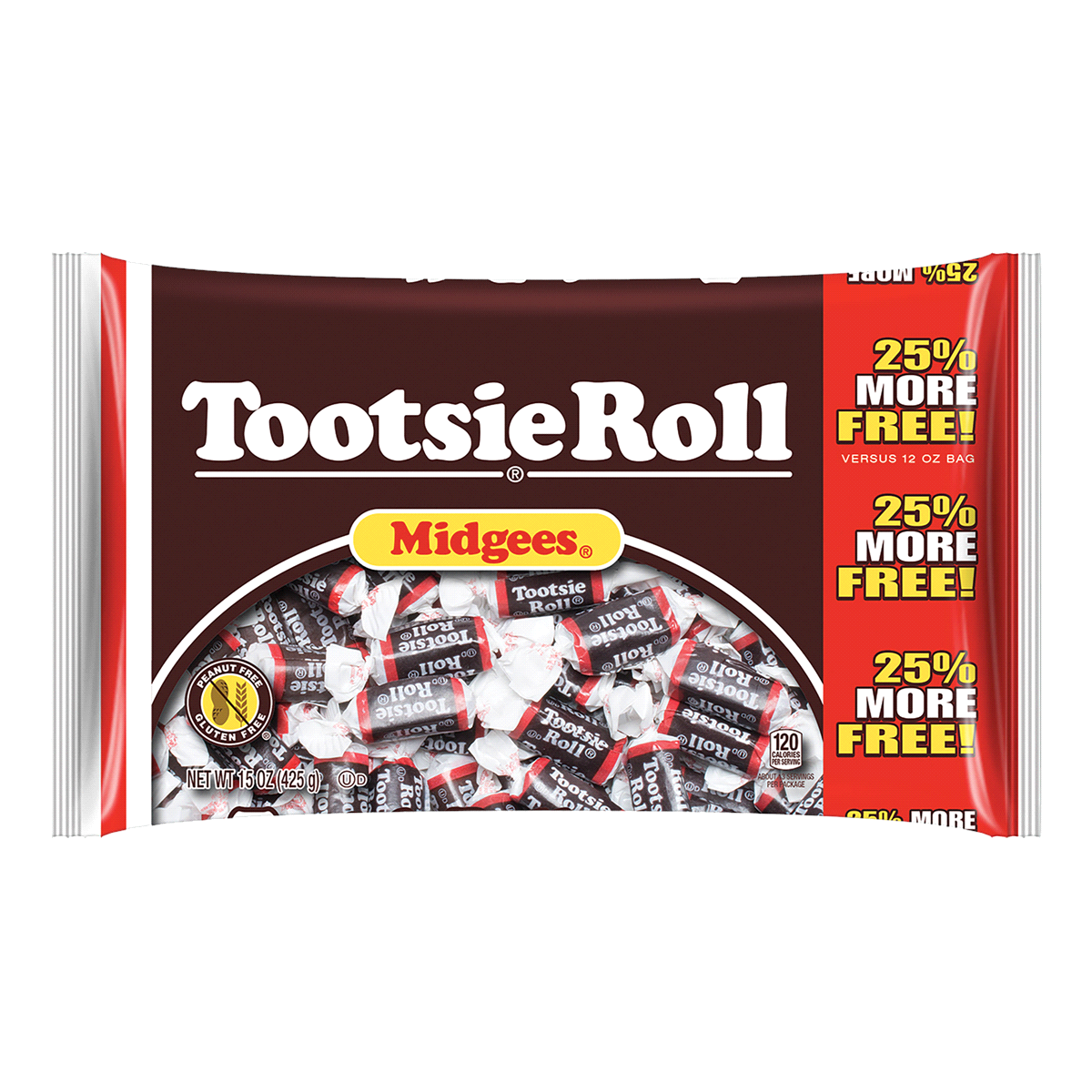 slide 1 of 1, Tootsie Roll Midgees, 13.8 oz