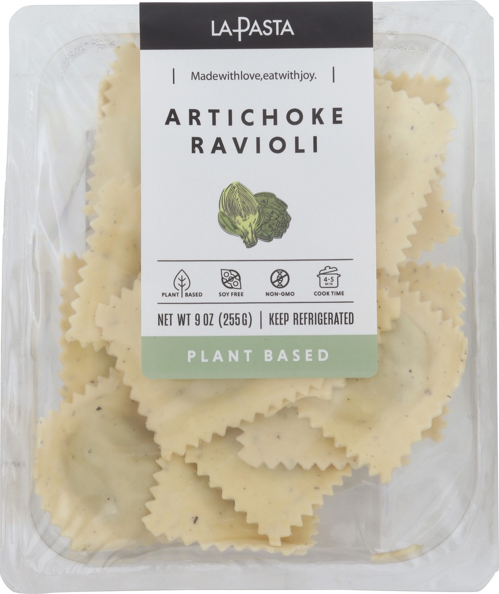 slide 2 of 2, La Pasta Plant Based Artichoke Ravioli 9 oz, 9 oz