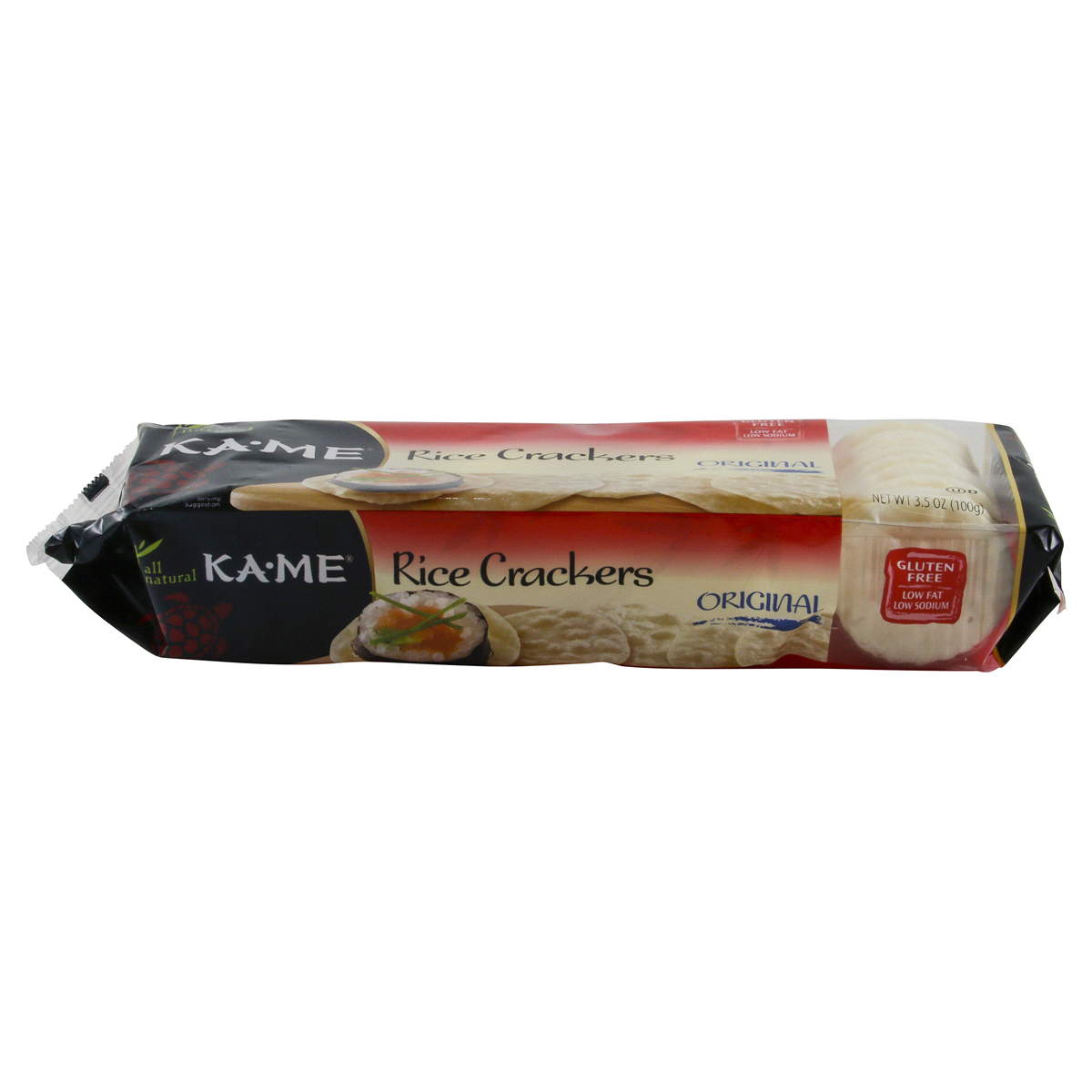 slide 3 of 4, KA-ME Rice Crackers, Original, 3.5 oz