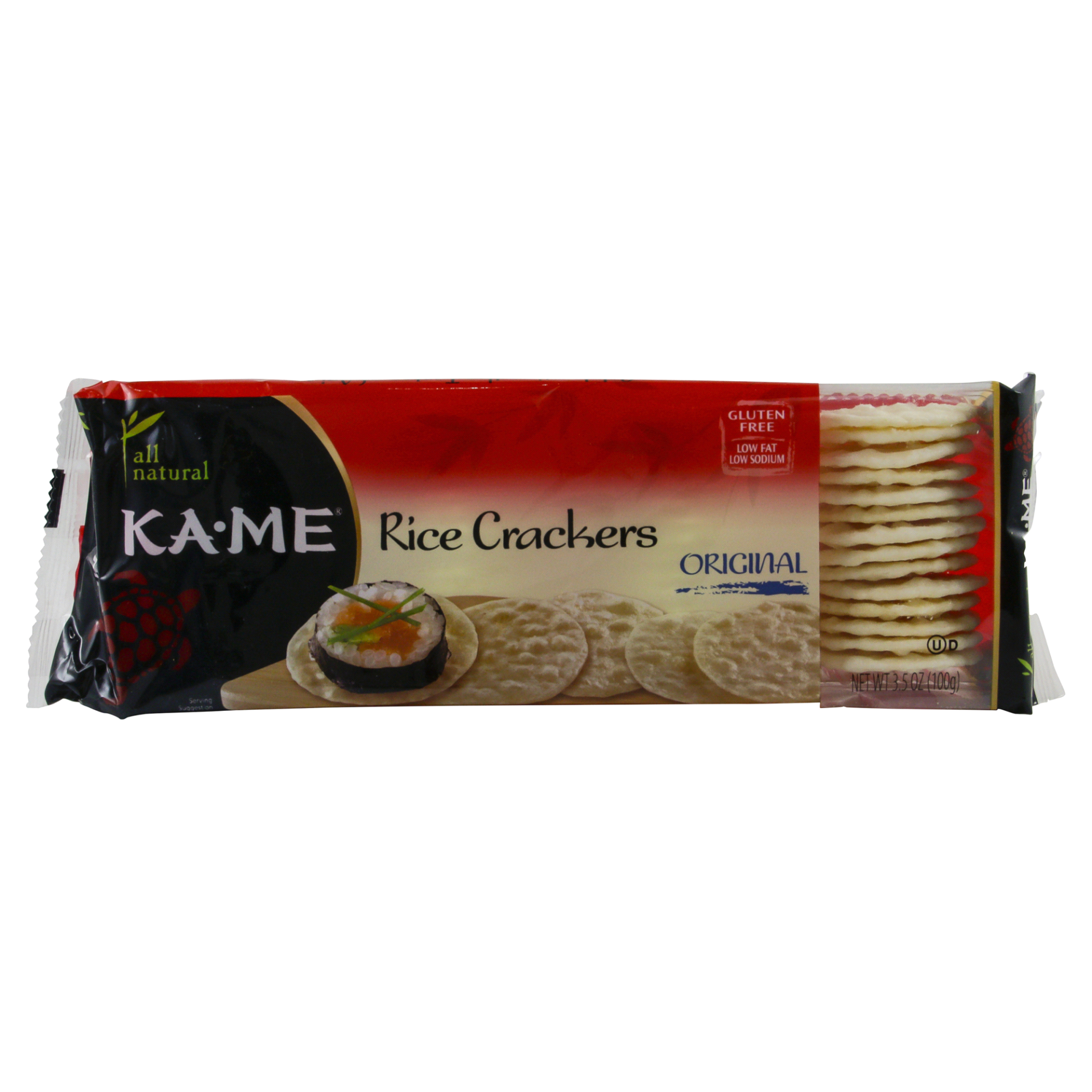 slide 1 of 4, KA-ME Rice Crackers, Original, 3.5 oz