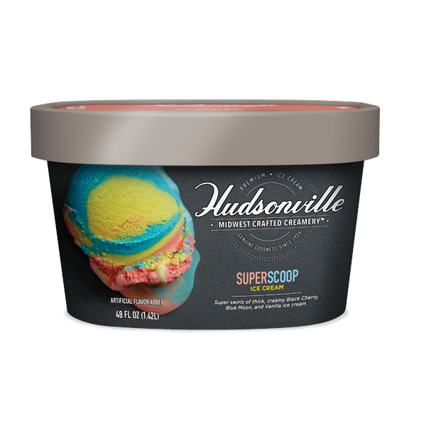 slide 1 of 1, Hudsonville Ice Cream Superscoop, 48 oz