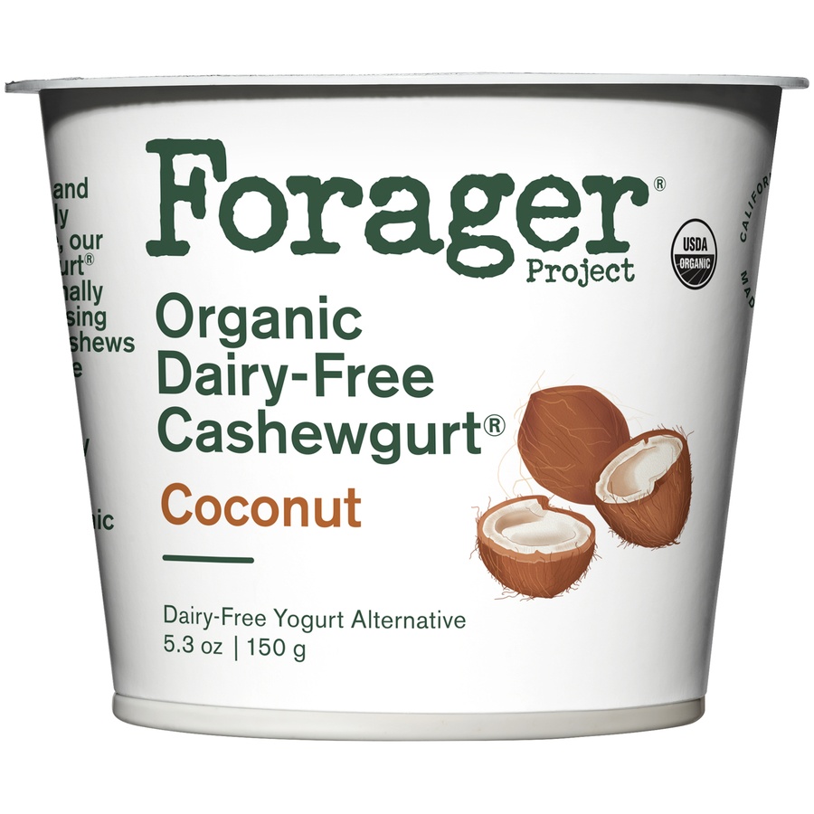 slide 1 of 4, Forager Project Cashewgrt Coconut, 5.3 oz