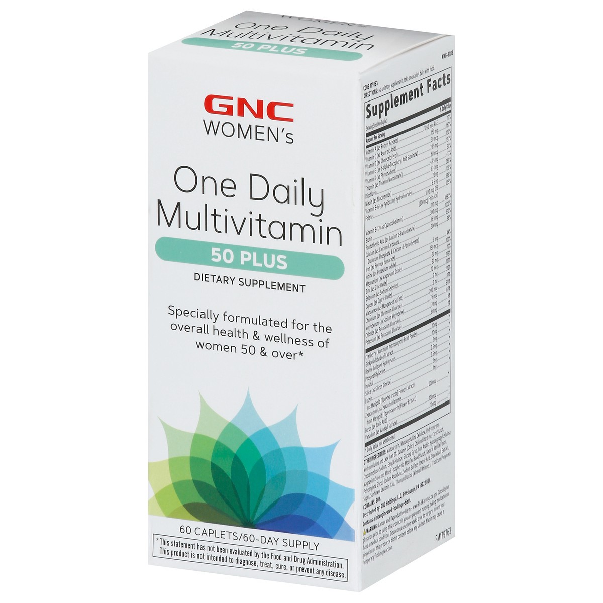 slide 7 of 9, GNC Women's One Daily 50+ Vitamin, 60 ct