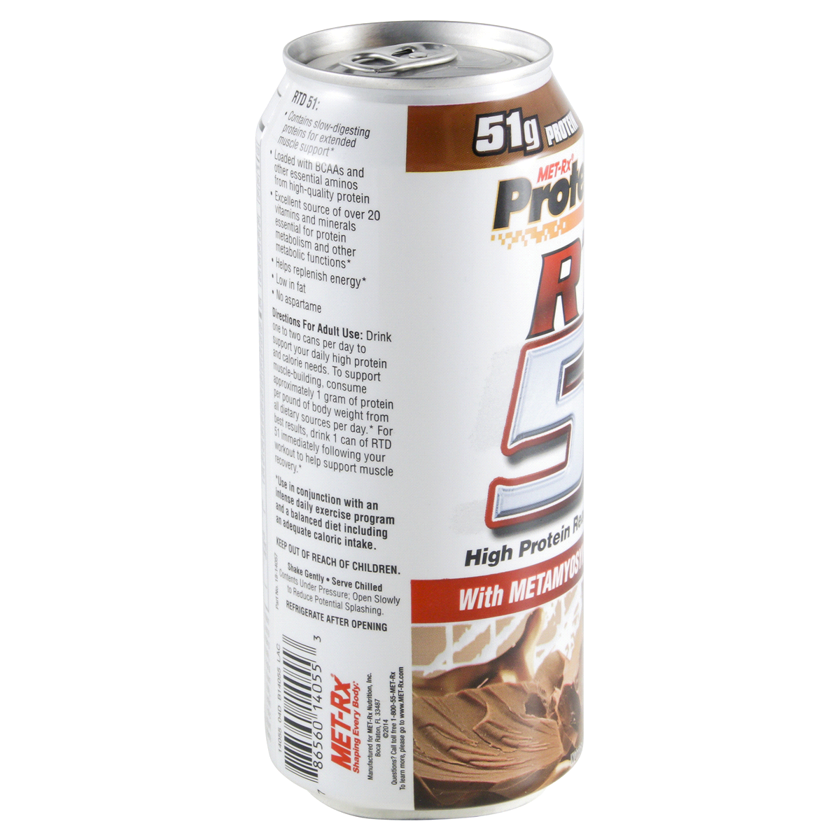 slide 4 of 4, MET-Rx Met Rx Ready To Drink 51G High Protein Shake - Frosty Chocolate, 15 fl oz
